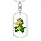 Crocodile - Luxury Dog Tag Keychain