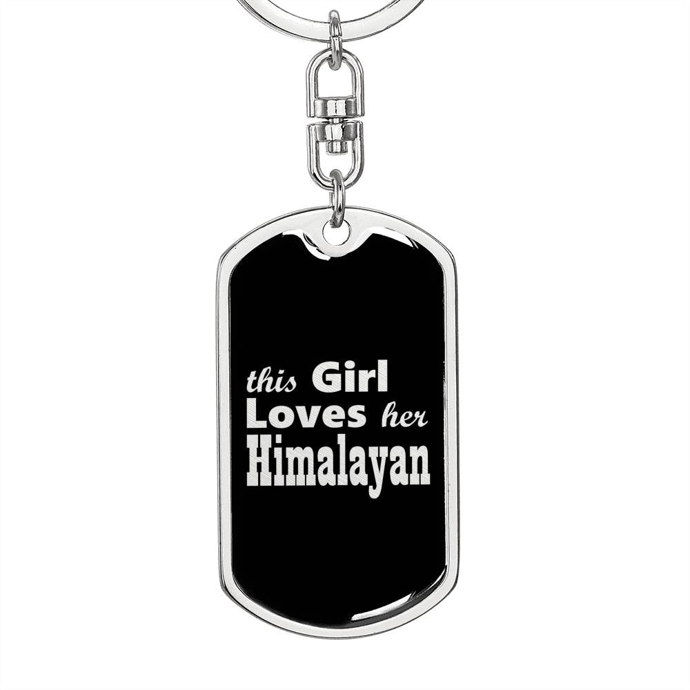 Himalayan v2 - Luxury Dog Tag Keychain