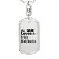 Irish Wolfhound - Luxury Dog Tag Keychain