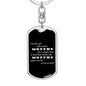 A Single Kiss - Luxury Dog Tag Keychain
