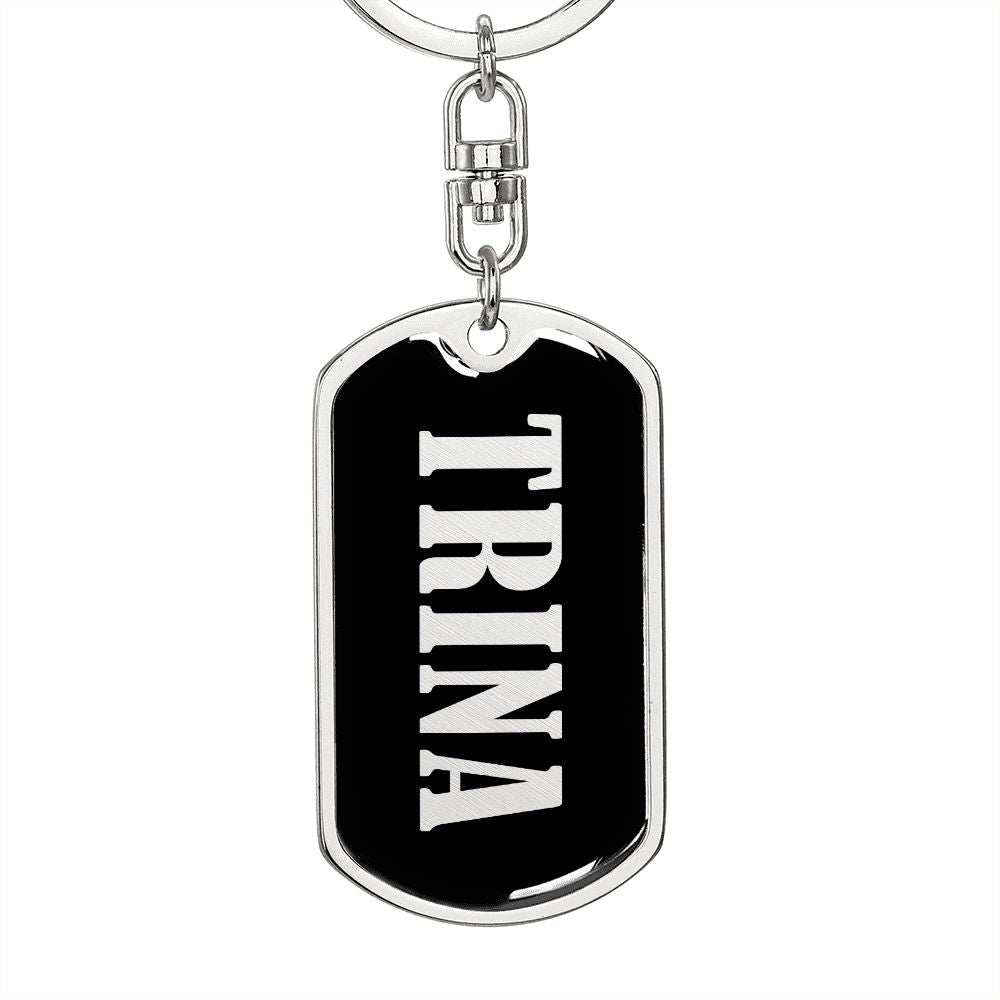Trina v02 - Luxury Dog Tag Keychain