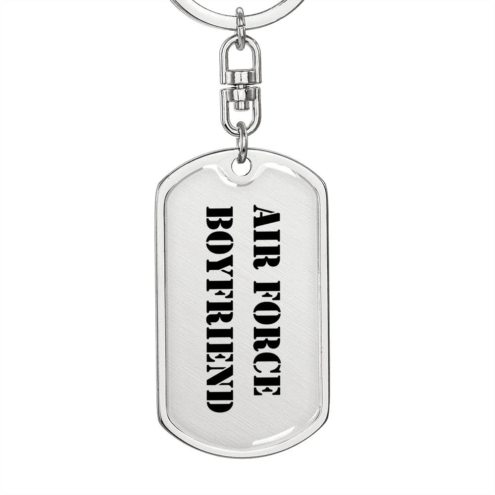 Air Force Boyfriend - Luxury Dog Tag Keychain