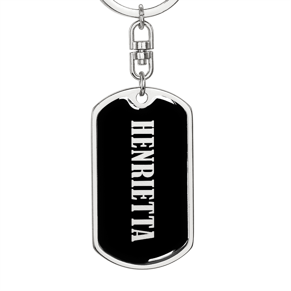Henrietta v02 - Luxury Dog Tag Keychain