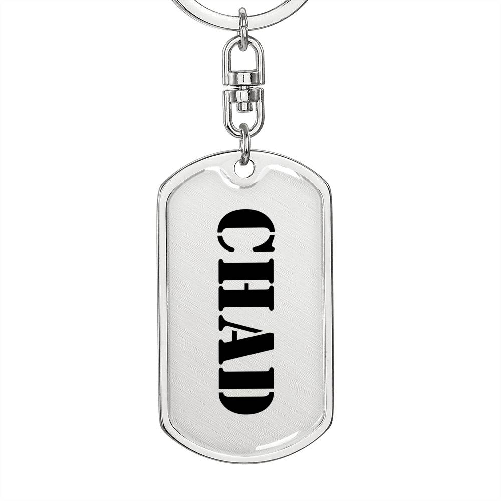 Chad - Luxury Dog Tag Keychain