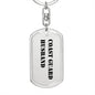 Coast Guard Husband - Luxury Dog Tag Keychain
