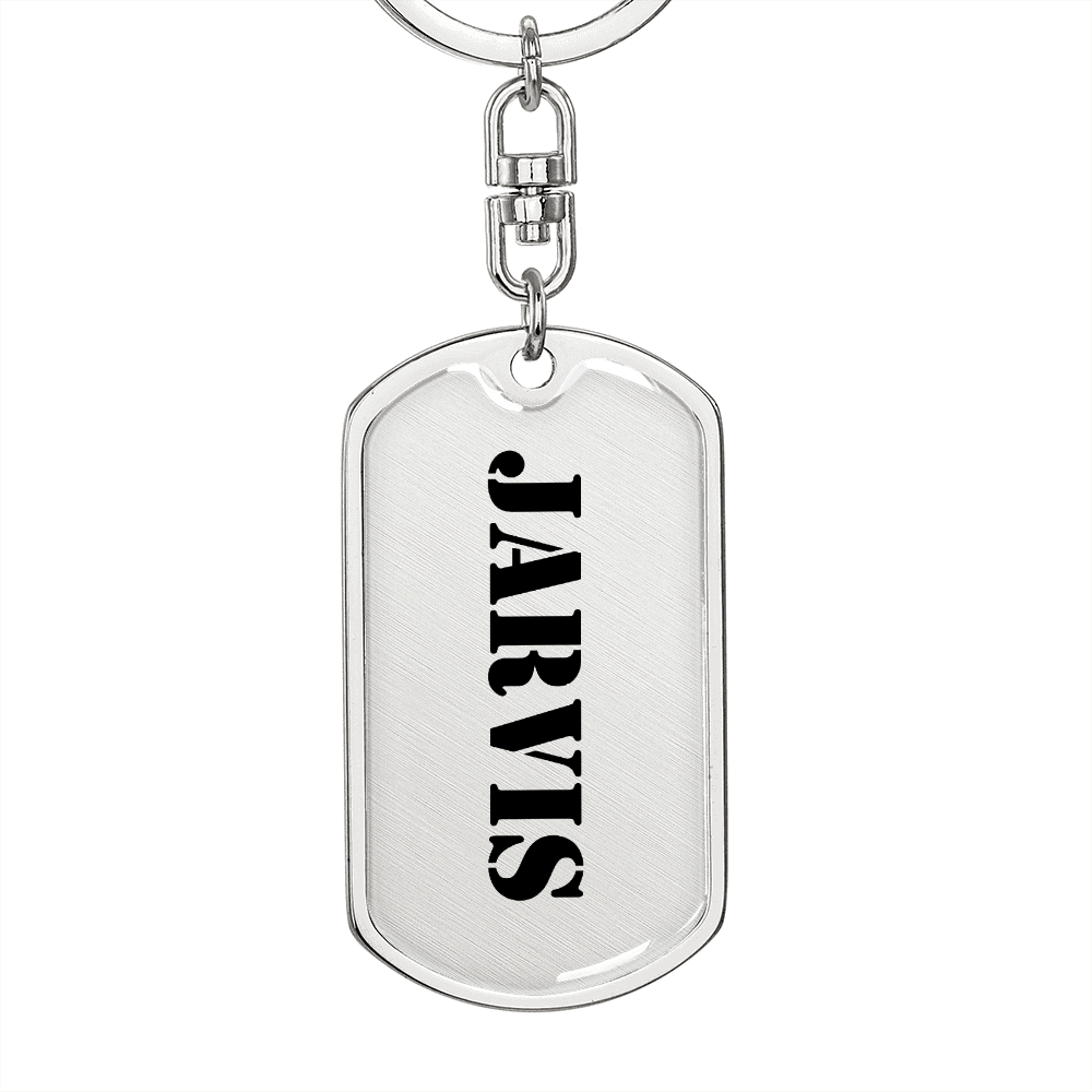 Jarvis - Luxury Dog Tag Keychain