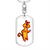 Tiger 03 - Luxury Dog Tag Keychain