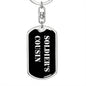 Soldier's Cousin v2 - Luxury Dog Tag Keychain