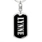Lynne v02 - Luxury Dog Tag Keychain