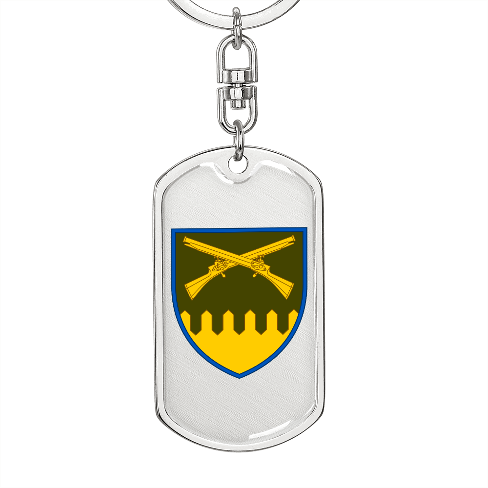 92nd Mechanized Brigade (Ukraine) - Luxury Dog Tag Keychain