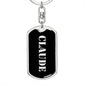 Claude v3 - Luxury Dog Tag Keychain