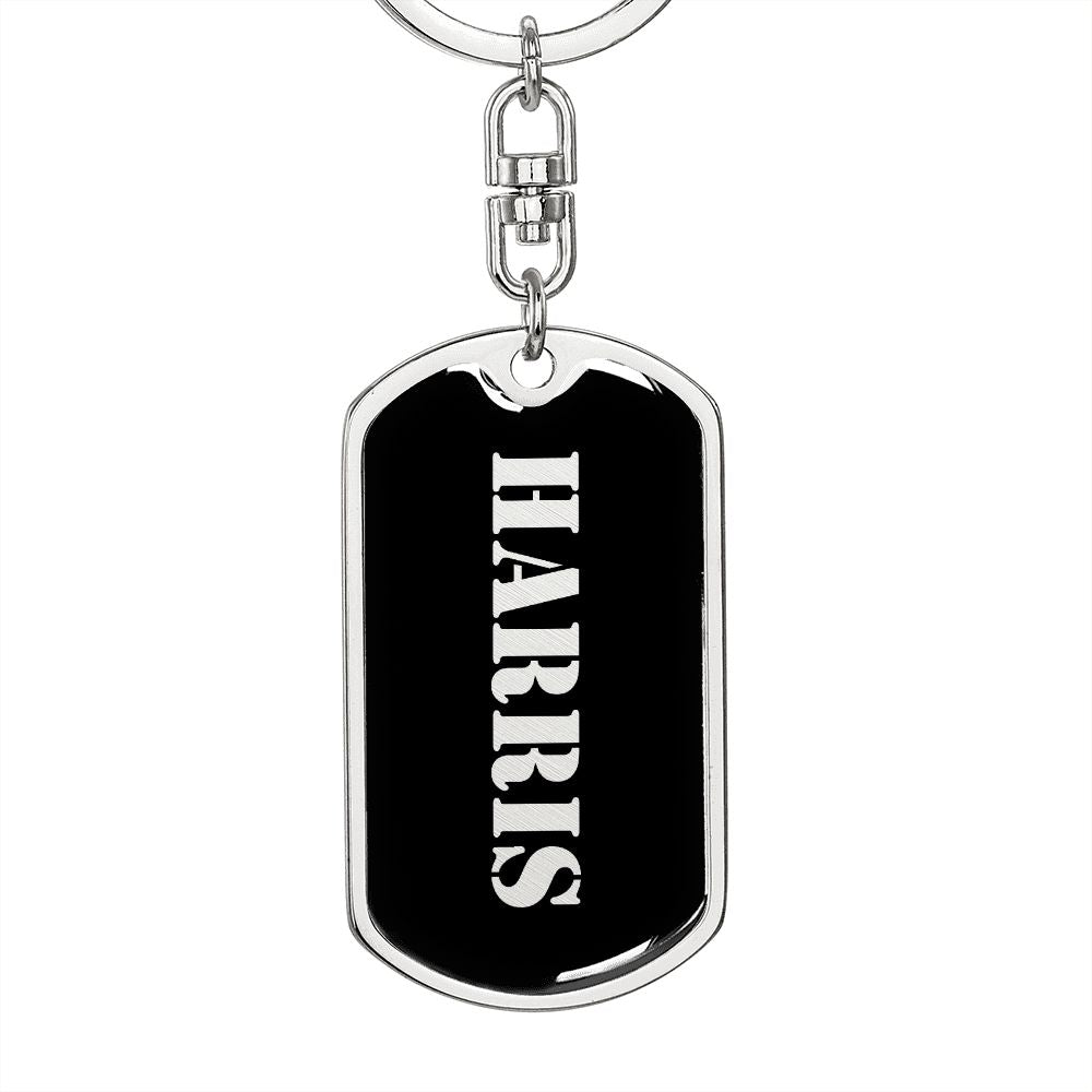 Harris v2 - Luxury Dog Tag Keychain