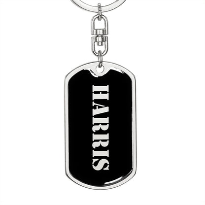 Harris v2 - Luxury Dog Tag Keychain