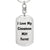 Love My Cinnamon Mitt Ferret - Luxury Dog Tag Keychain