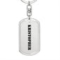 Kristopher - Luxury Dog Tag Keychain