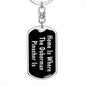 Doberman Pinscher's Home v2 - Luxury Dog Tag Keychain