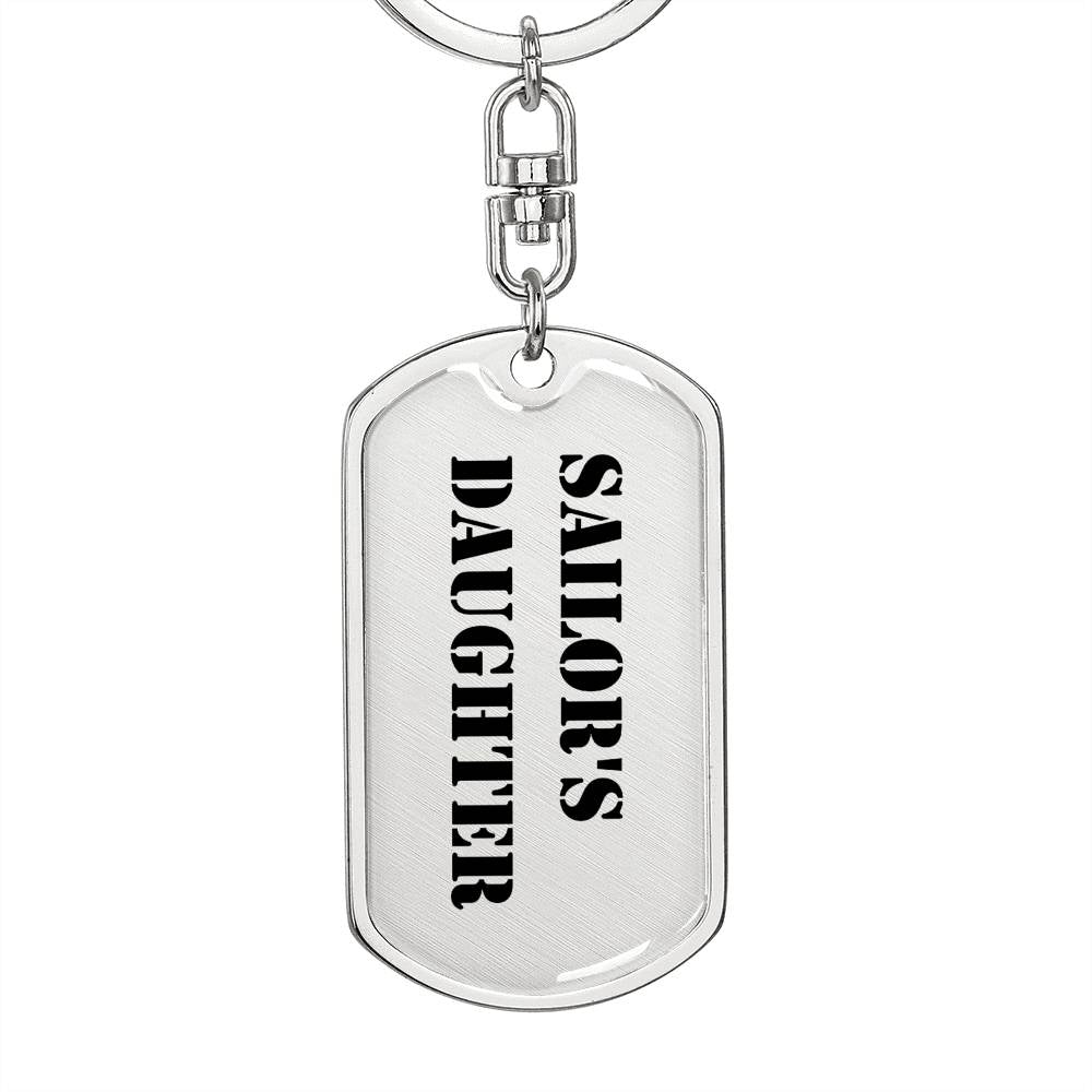 Sailor's Daughter - Luxury Dog Tag Keychain
