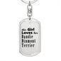 Dandie Dinmont Terrier - Luxury Dog Tag Keychain