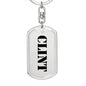 Clint - Luxury Dog Tag Keychain