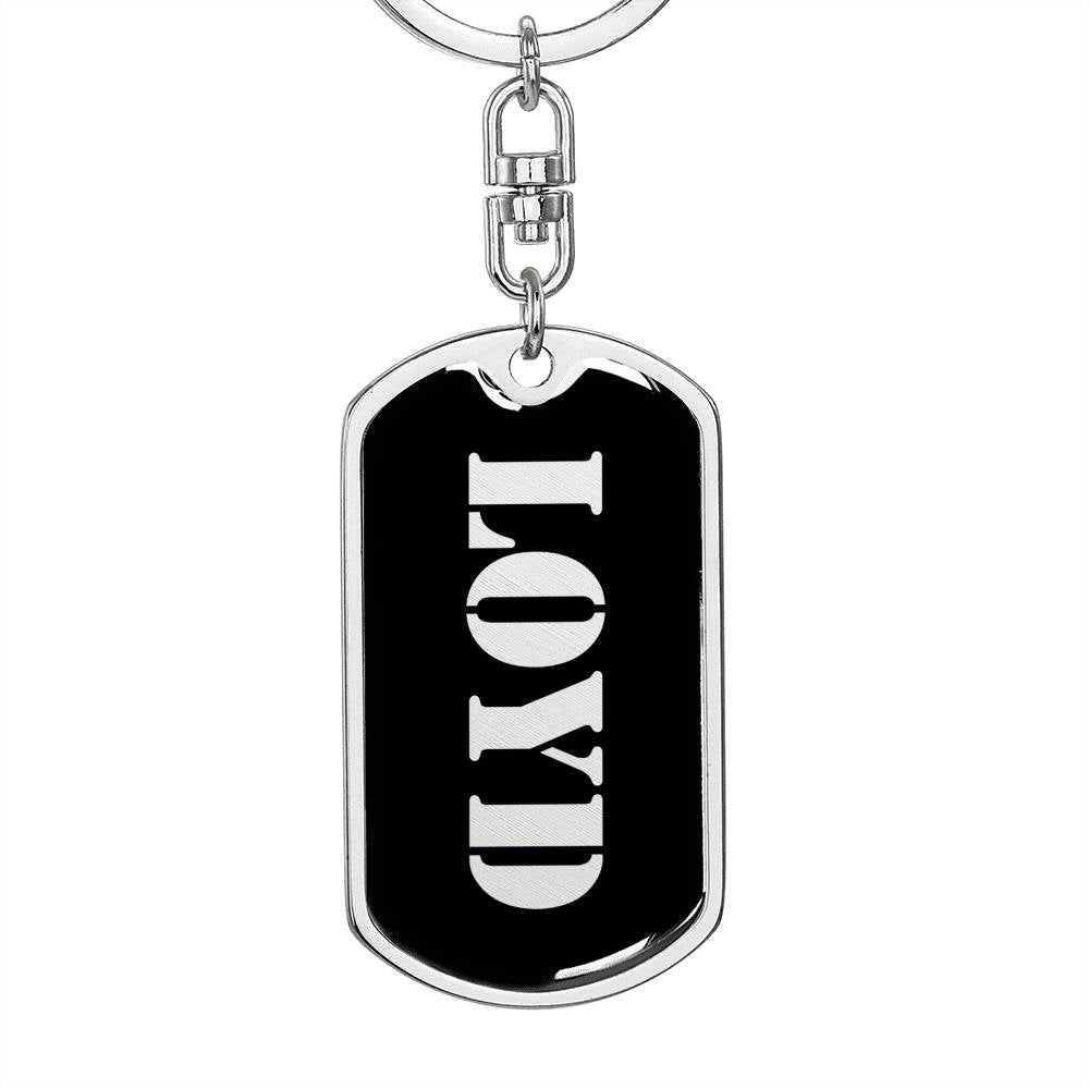 Loyd v3 - Luxury Dog Tag Keychain