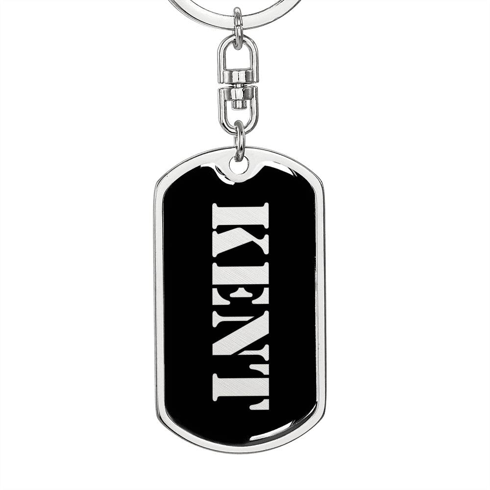 Kent v3 - Luxury Dog Tag Keychain