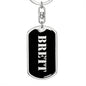 Brett v3 - Luxury Dog Tag Keychain