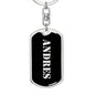 Andres v3 - Luxury Dog Tag Keychain