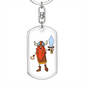 Viking 01 - Luxury Dog Tag Keychain