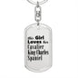 Cavalier King Charles Spaniel - Luxury Dog Tag Keychain