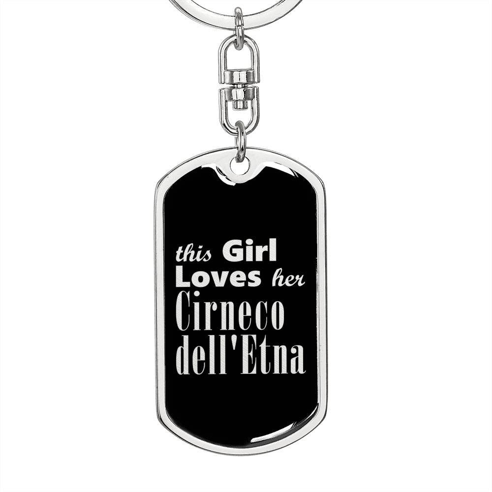 Cirneco dell'Etna v2 - Luxury Dog Tag Keychain