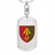 1039th Air Defence Missile Regiment (Ukraine) - Luxury Dog Tag Keychain