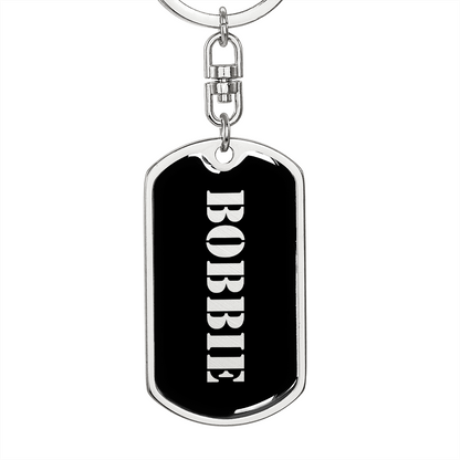 Bobbie v2 - Luxury Dog Tag Keychain