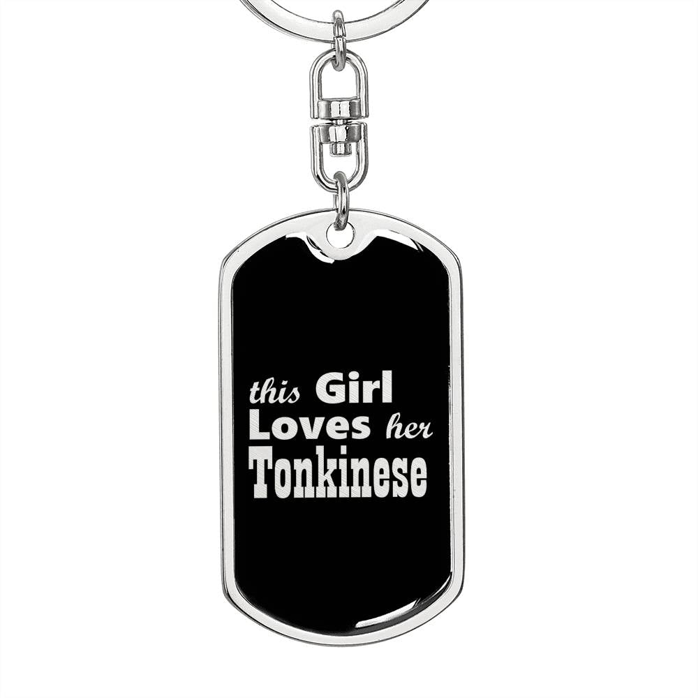 Tonkinese v2 - Luxury Dog Tag Keychain