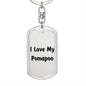 Love My Pomapoo v4 - Luxury Dog Tag Keychain
