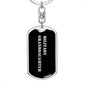 Military Granddaughter v2 - Luxury Dog Tag Keychain