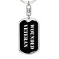 Wounded Veteran v2 - Luxury Dog Tag Keychain