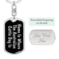 Australian Cattle Dog's Home v2 - Luxury Dog Tag Keychain