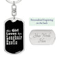 Longhair Exotic v2 - Luxury Dog Tag Keychain