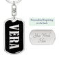 Vera v02 - Luxury Dog Tag Keychain