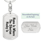 Siberian Husky's Home - Luxury Dog Tag Keychain