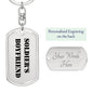 Soldier's Boyfriend - Luxury Dog Tag Keychain