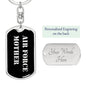 Air Force Mother v2 - Luxury Dog Tag Keychain