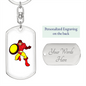 Superhero 01 - Luxury Dog Tag Keychain