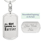 Harrier - Luxury Dog Tag Keychain