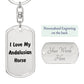 Love My Andalusian Horse - Luxury Dog Tag Keychain