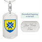 56th Motorized Infantry Brigade (Ukraine) - Luxury Dog Tag Keychain
