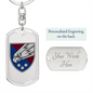 25th Airborne Brigade (Ukraine) - Luxury Dog Tag Keychain
