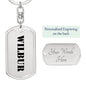 Wilbur - Luxury Dog Tag Keychain