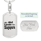 Singapura - Luxury Dog Tag Keychain