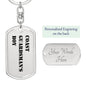 Coast Guardsman's Boy - Luxury Dog Tag Keychain